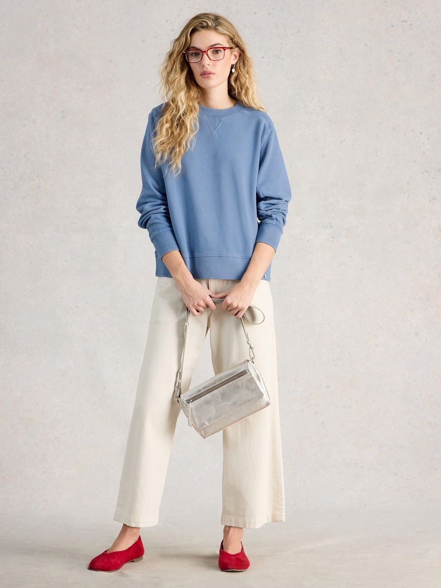 Essentielles Bio-Baumwoll Raglan Sweatshirt