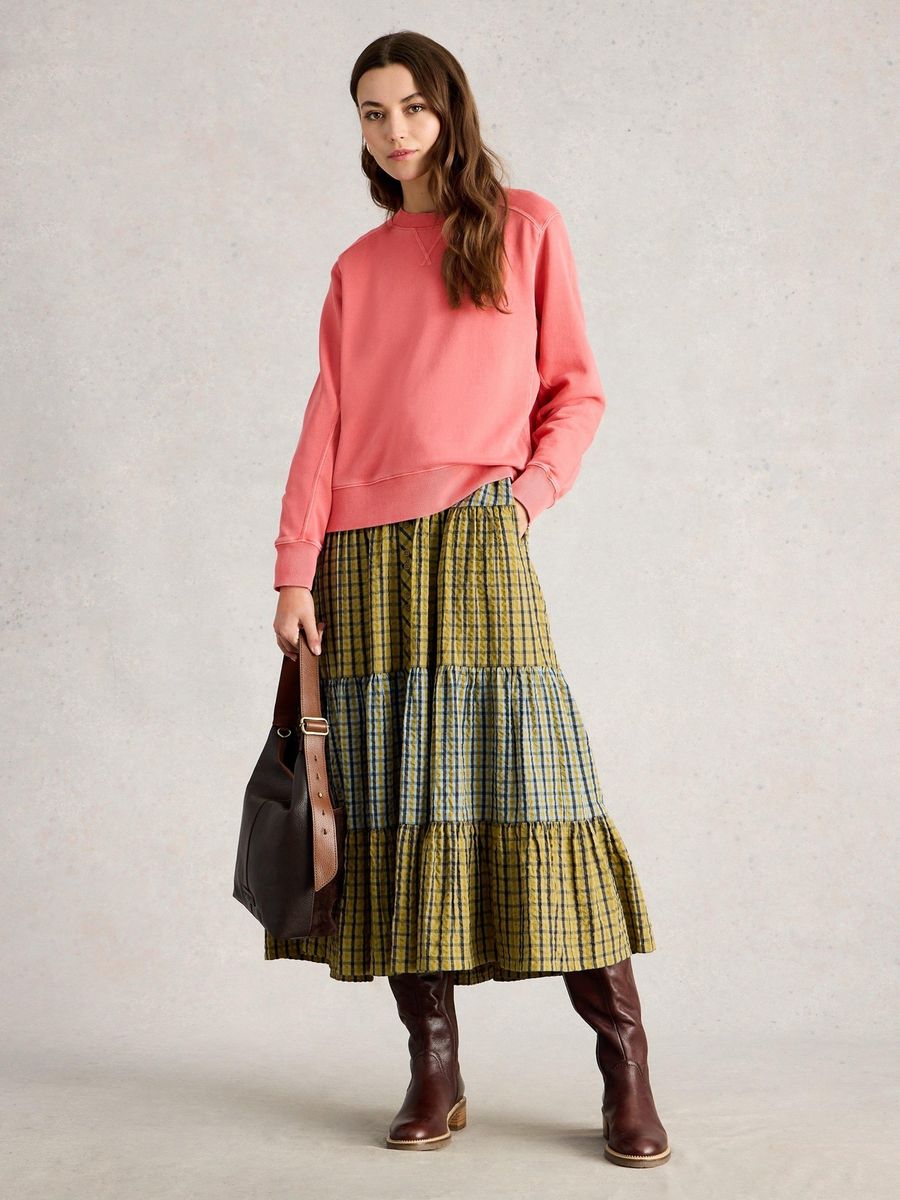 Essentielles Bio-Baumwoll Raglan Sweatshirt