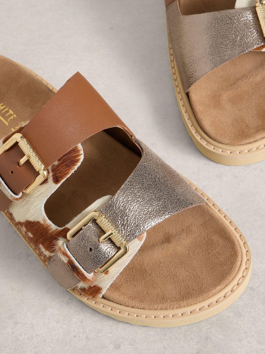 Unisex Fußbettsandalen mit Schnallen