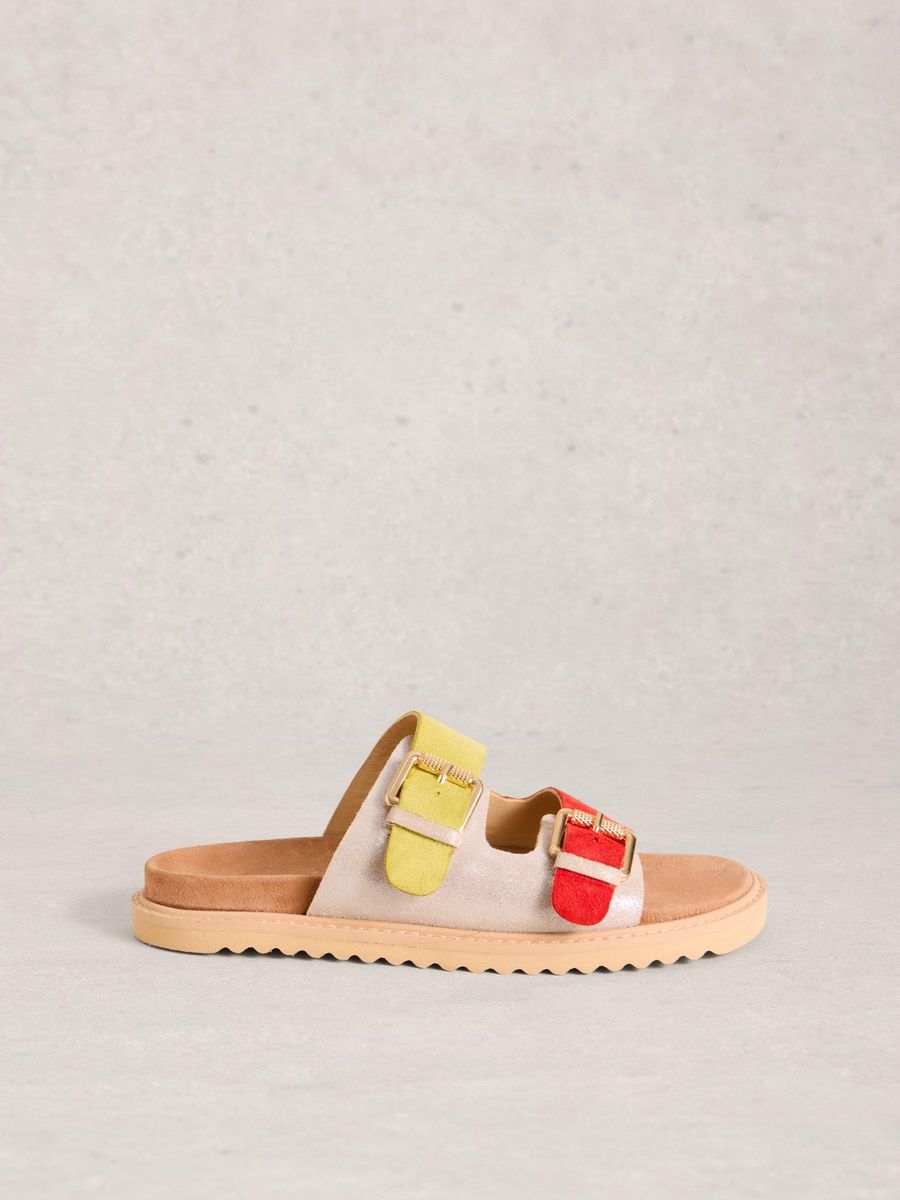 Unisex Fußbettsandalen mit Schnallen