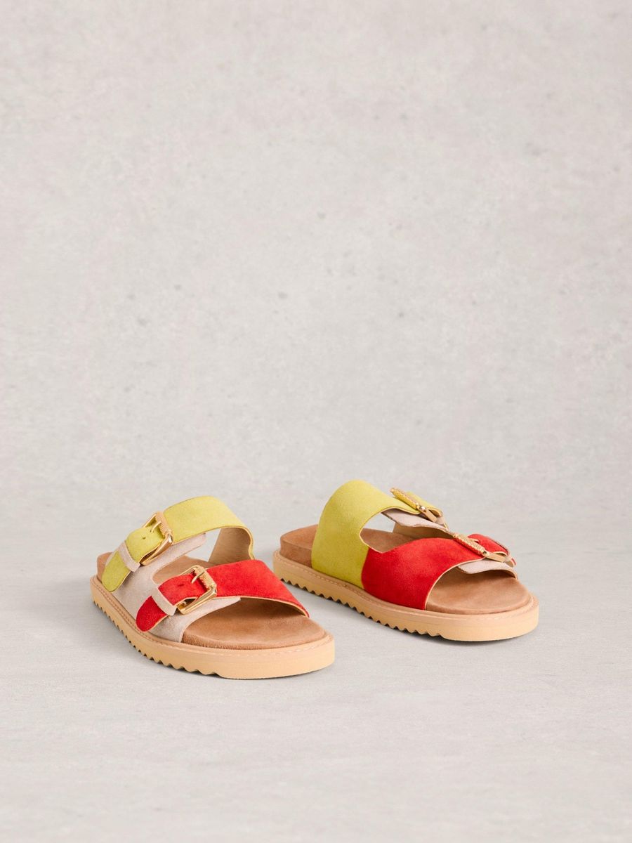 Unisex Fußbettsandalen mit Schnallen