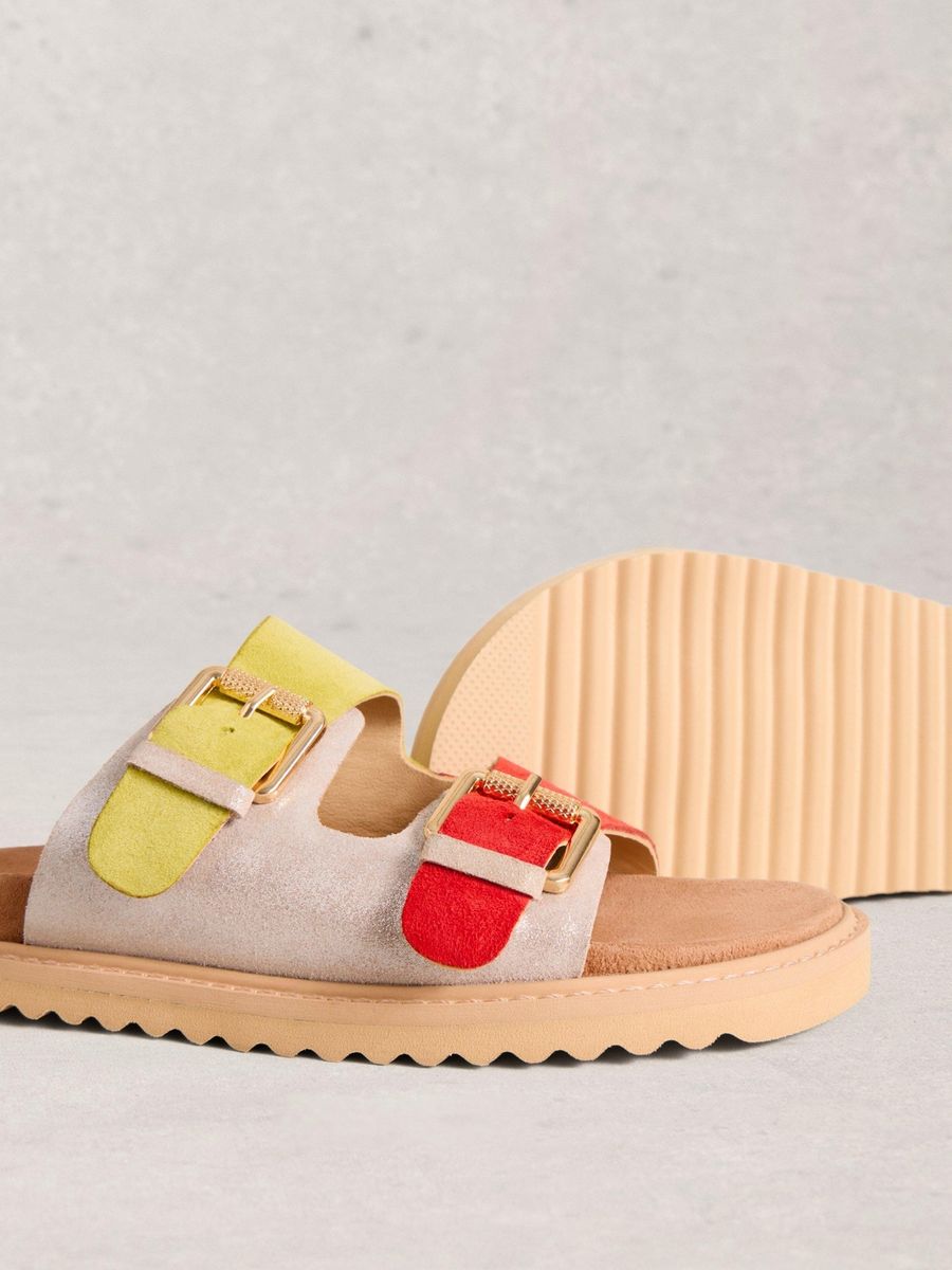 Unisex Fußbettsandalen mit Schnallen