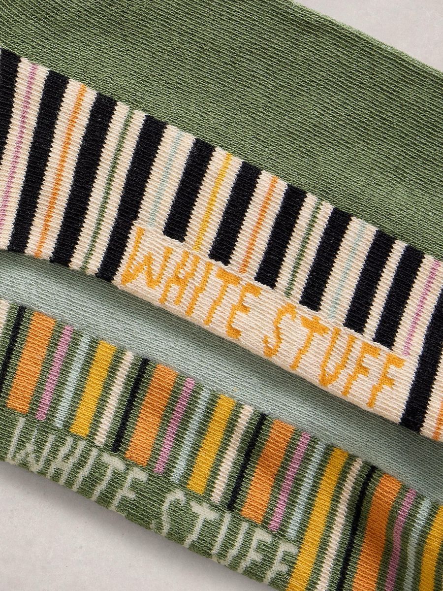 Socken mit Sonnenuntergangs- und Naturmotiv