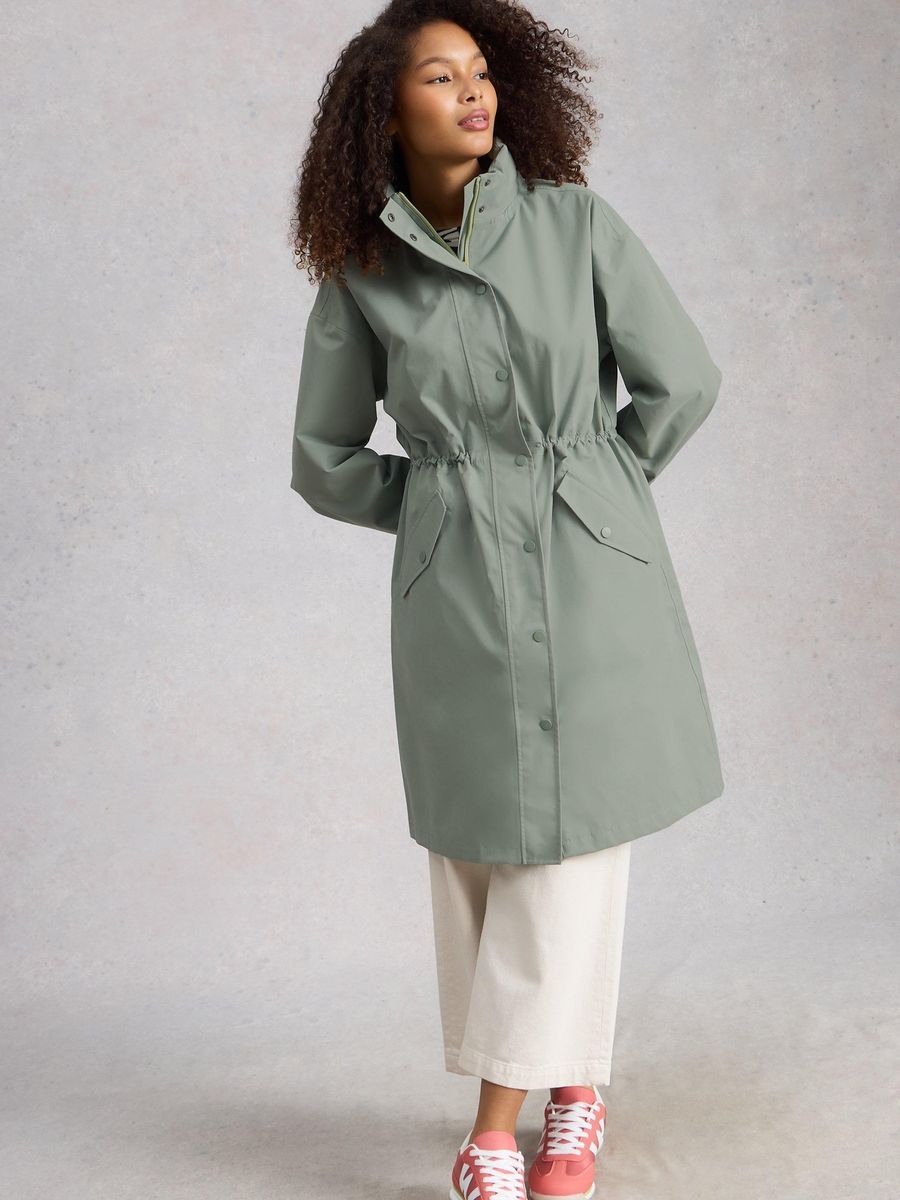 Langer wasserfester Regenparka