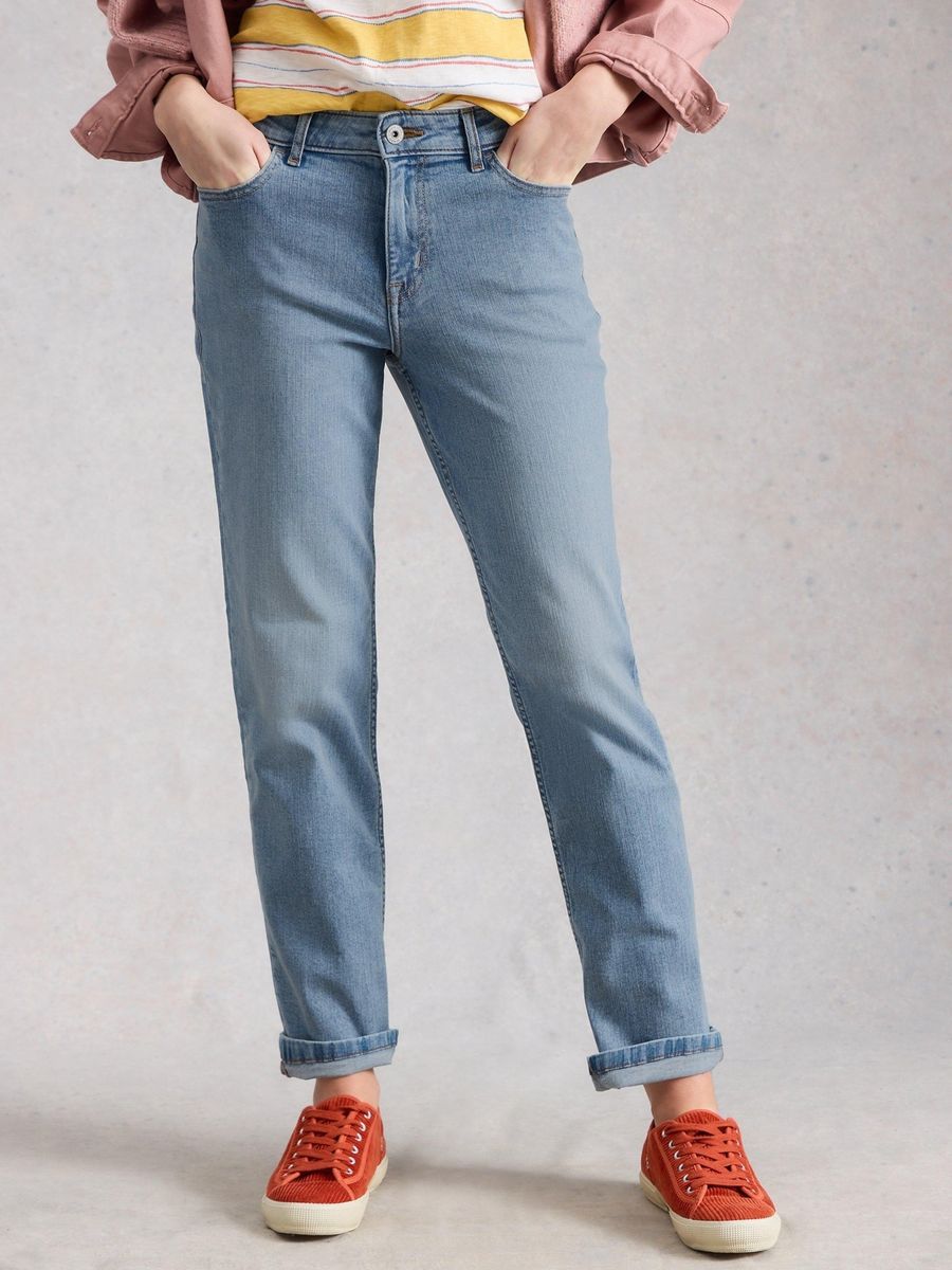 Klassische Jeans mit geradem Bein