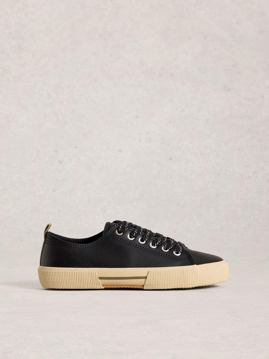 Klassische Low-Top-Sneaker aus Leder