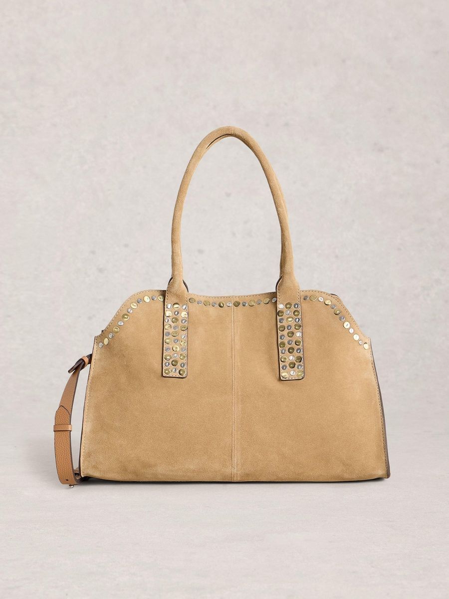 Bowlingtasche mit Nietenbesatz