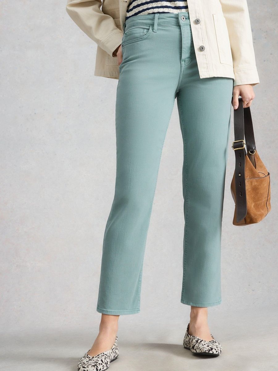 7/8-Jeans mit geradem Bein