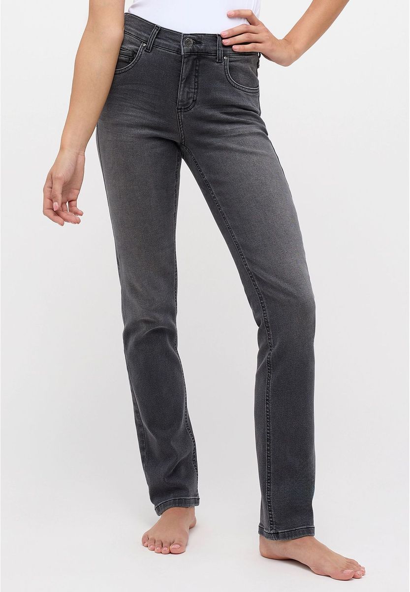 Klassische Straight-Leg Denim mit Mittlerer Leibhöhe