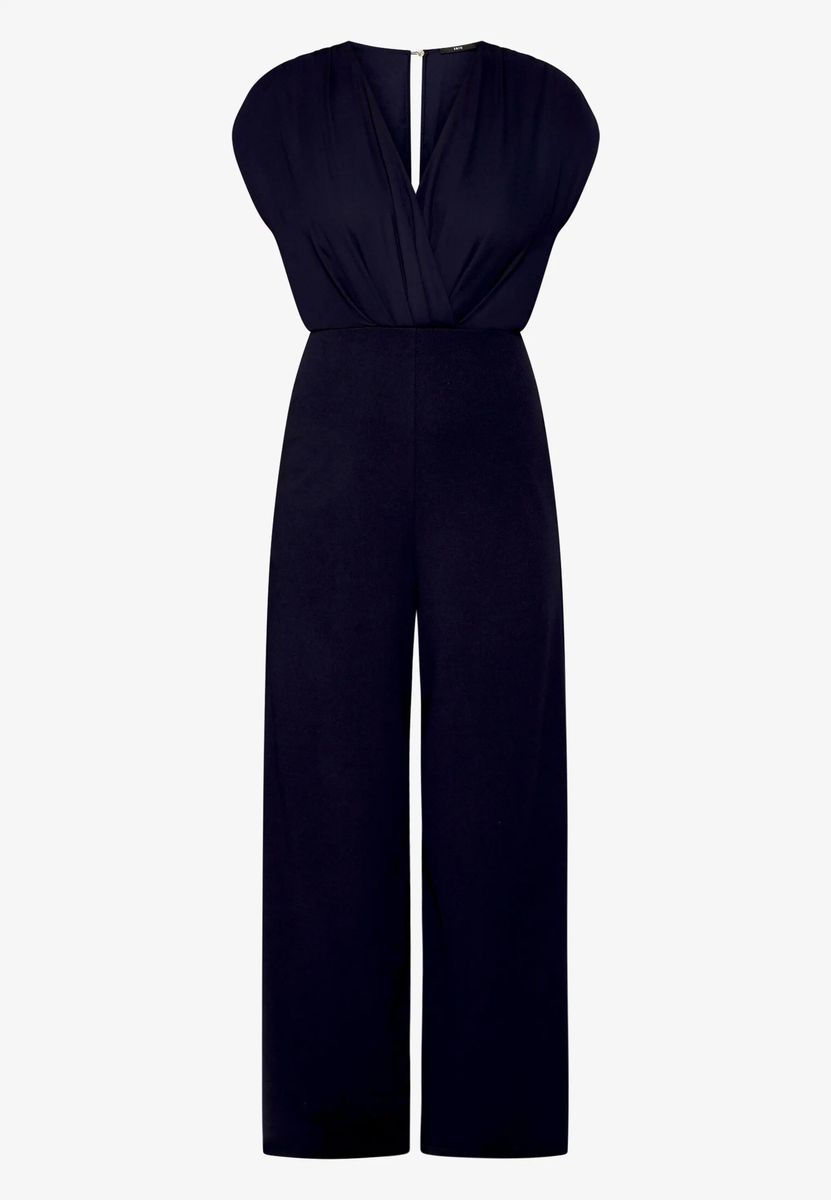 Eleganter Wickel-Jumpsuit mit weitem Bein