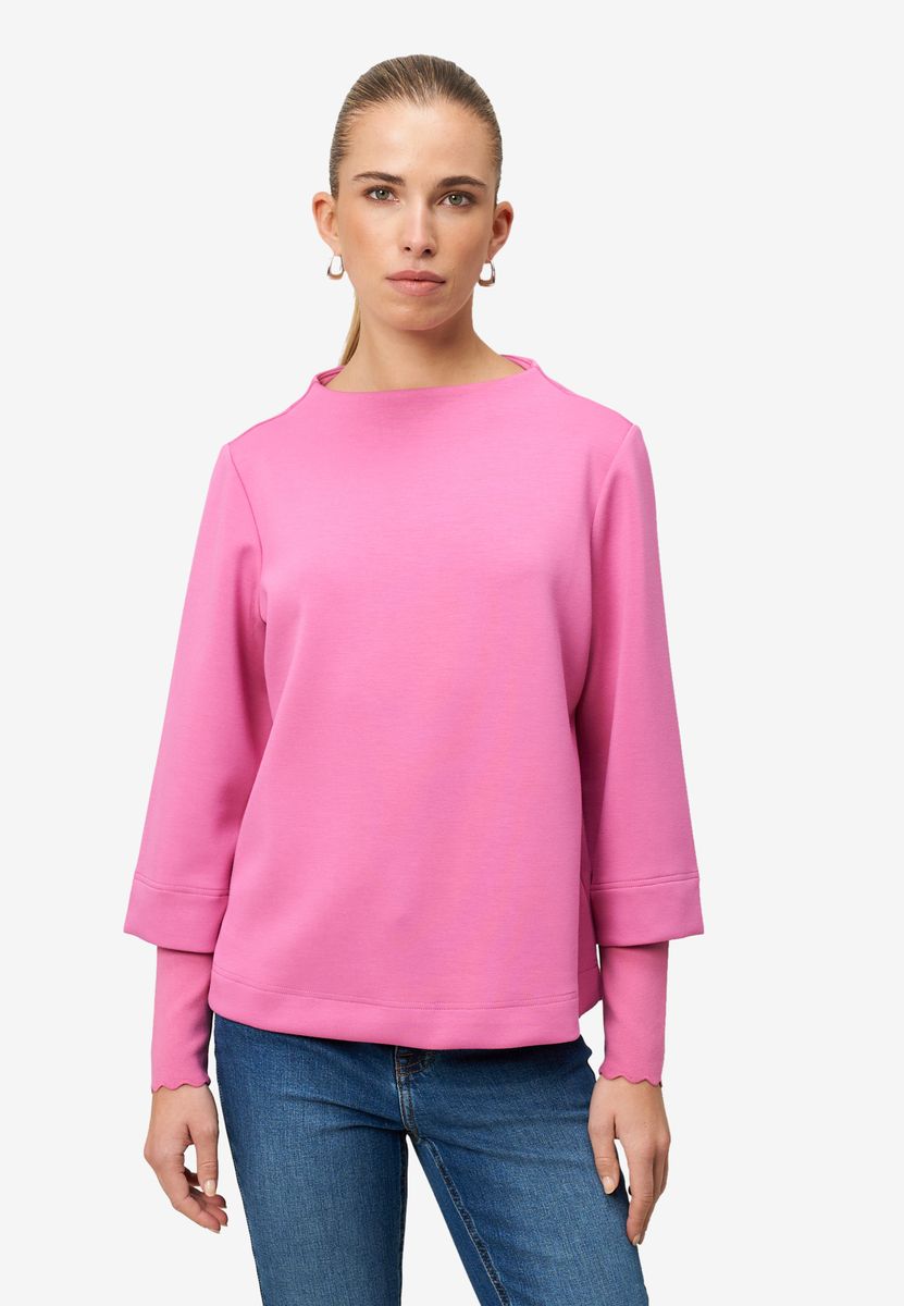 Kastiges Sweatshirt mit Lagenärmeln
