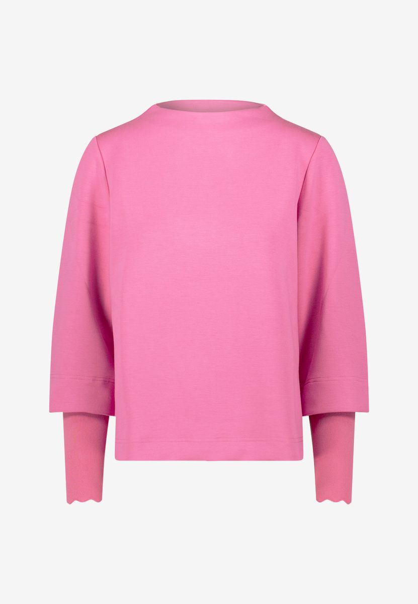 Kastiges Sweatshirt mit Lagenärmeln