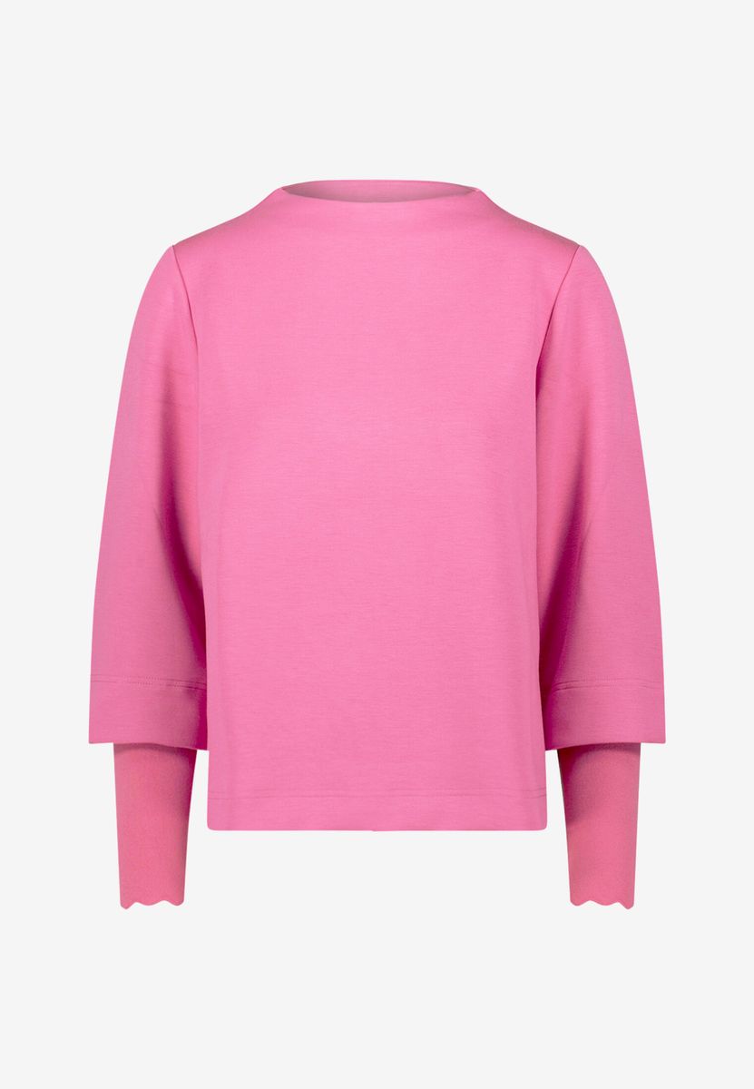 Kastiges Sweatshirt mit Lagenärmeln