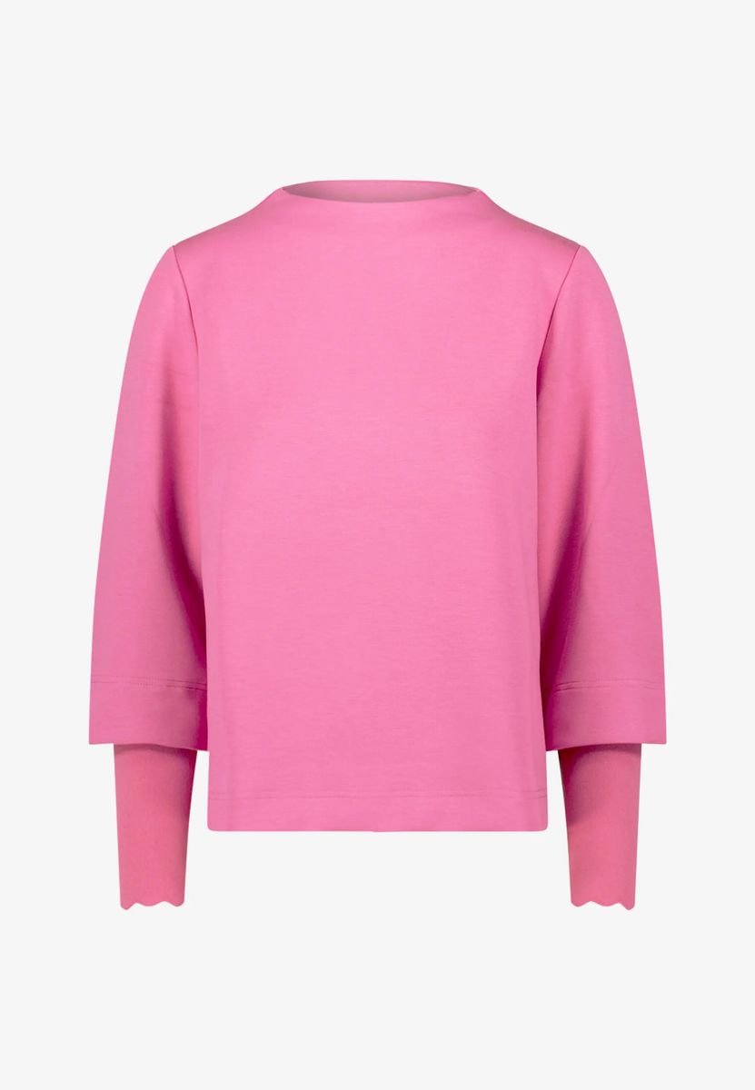 Kastiges Sweatshirt mit Lagenärmeln