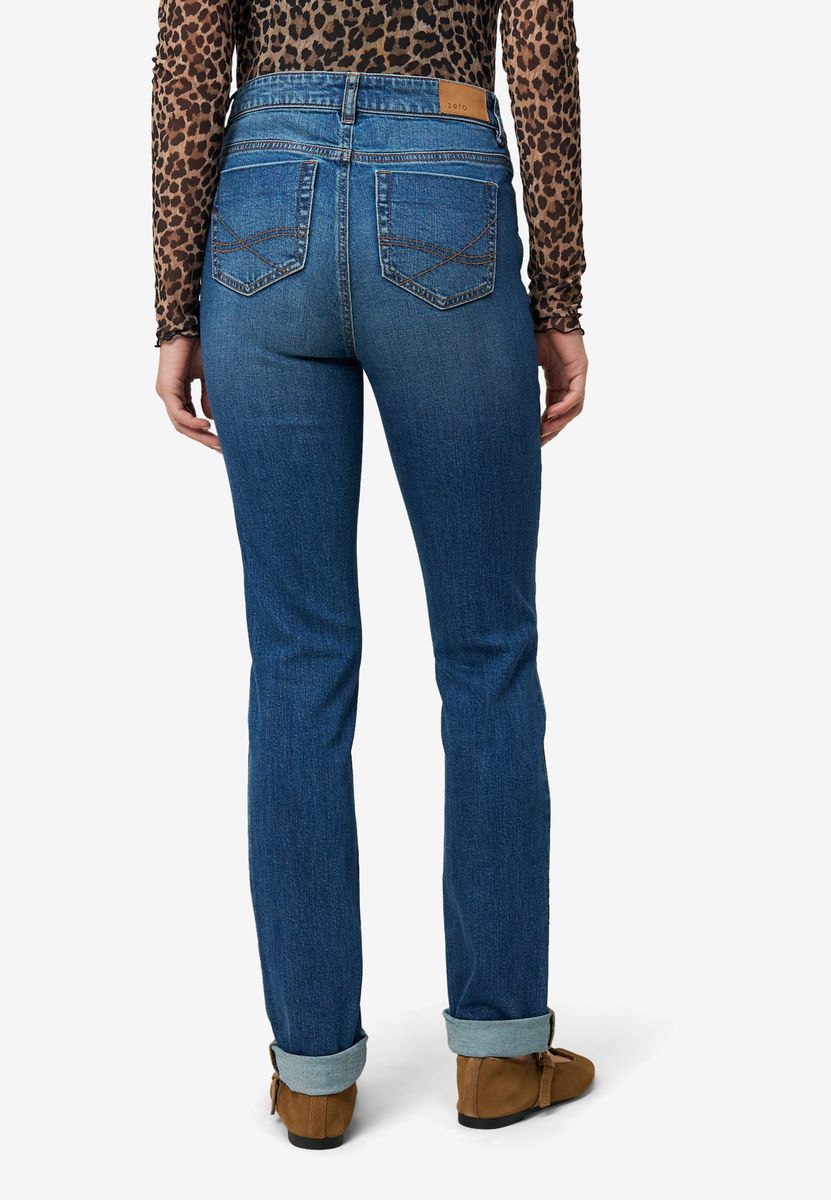 Zeitlose Straight-Leg-Jeans aus Denim