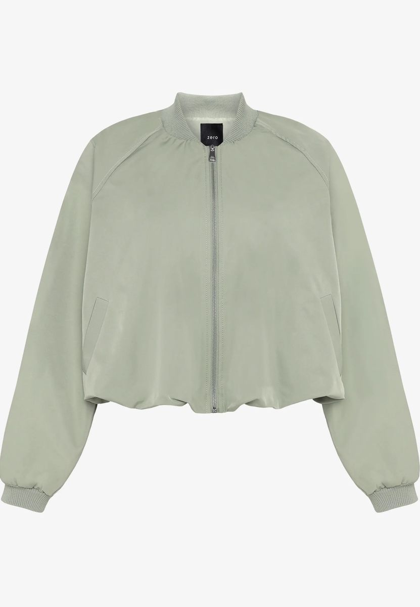 Kurz geschnittene Oversized-Bomberjacke