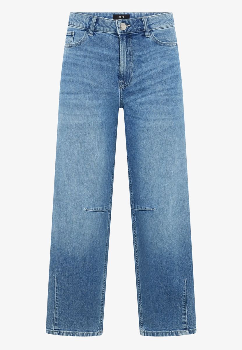 Barrel-Jeans mit mittlerer Leibhöhe