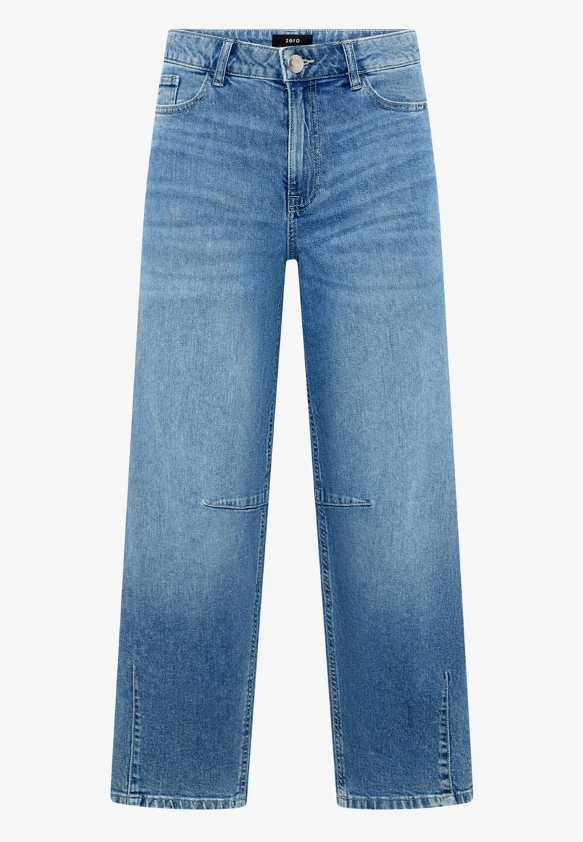 Barrel-Jeans mit mittlerer Leibhöhe