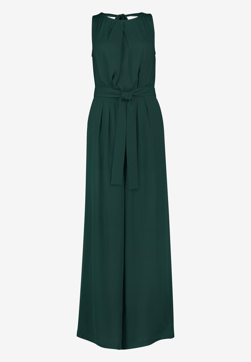 Ärmelloser Jumpsuit mit weitem Bein