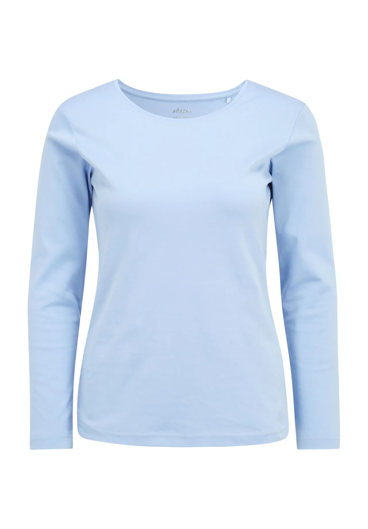 Zeitloses Langarmshirt mit Rundhalsausschnitt