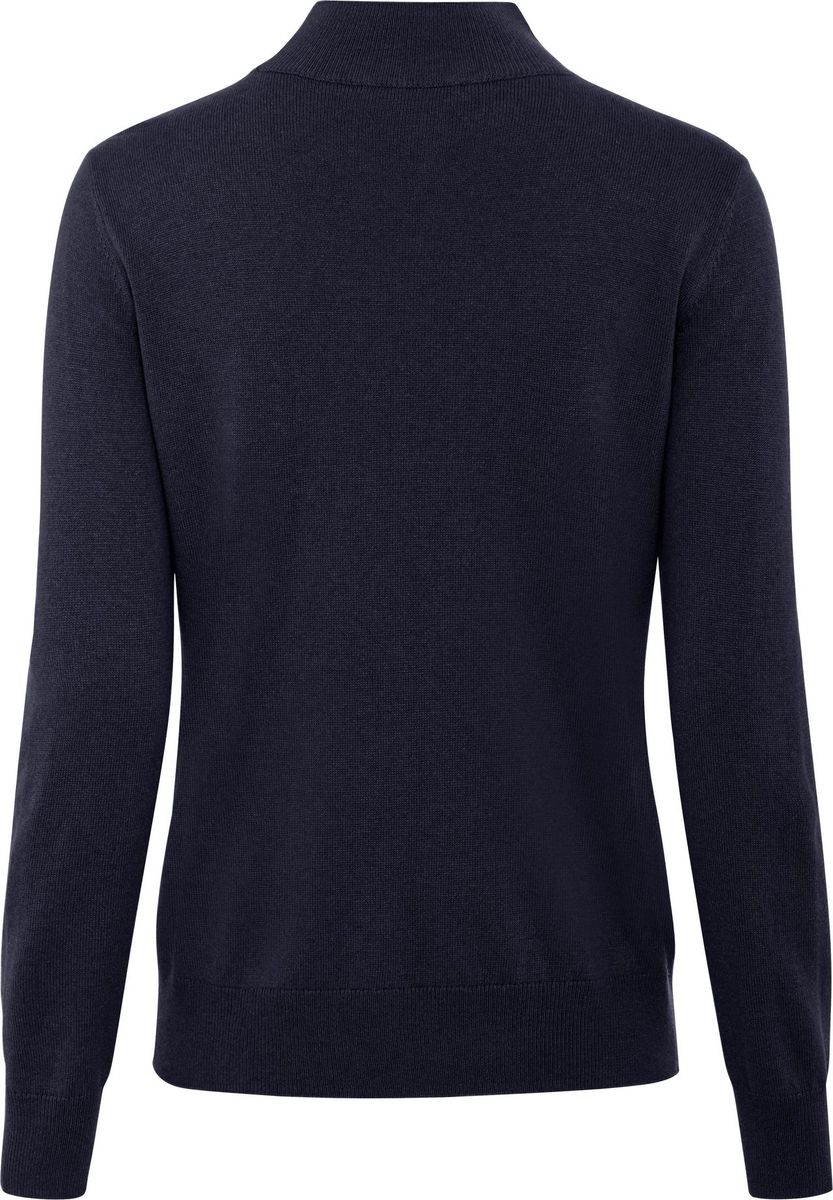 Seide-Kaschmir-Pullover mit Stehkragen