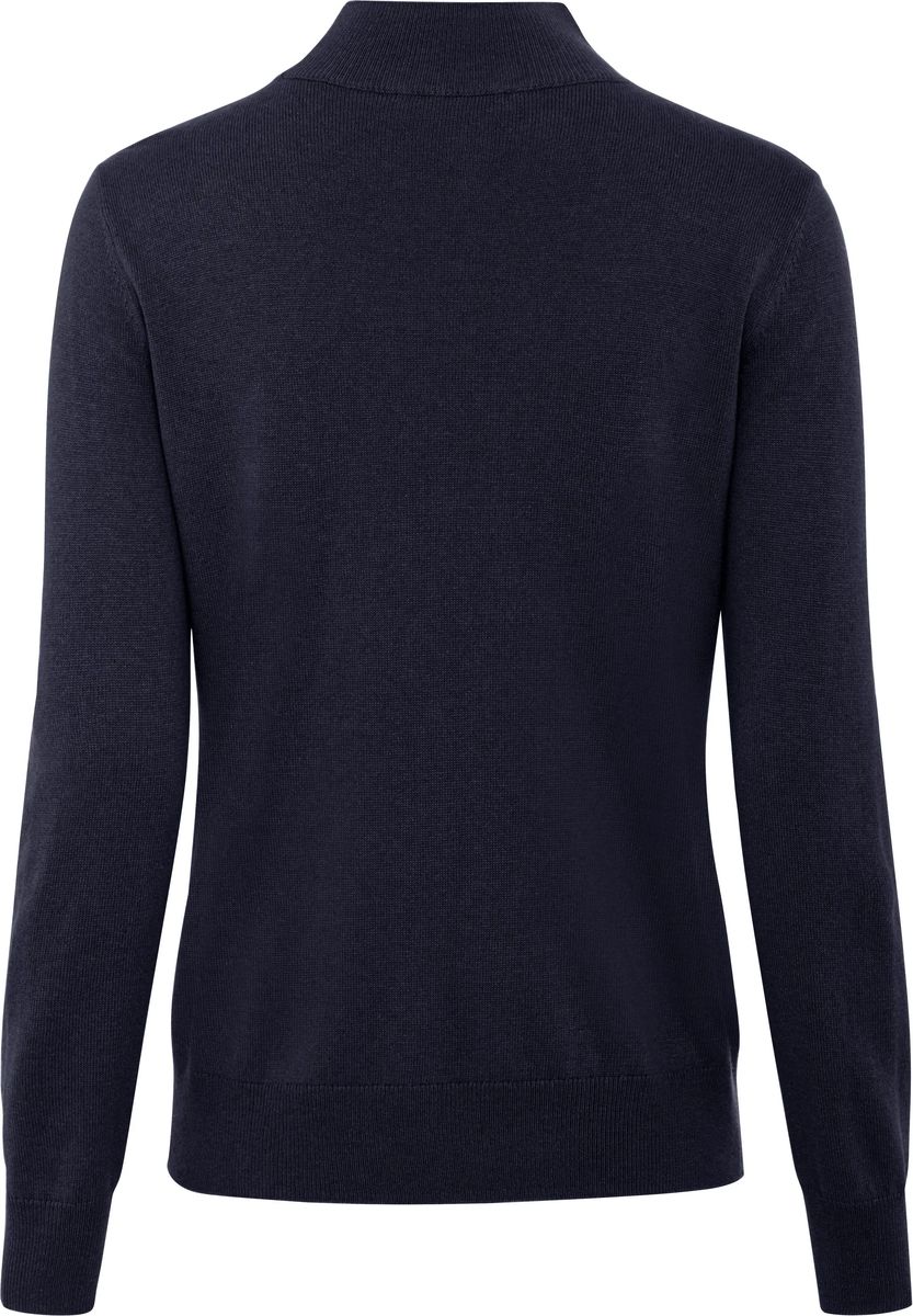 Seide-Kaschmir-Pullover mit Stehkragen