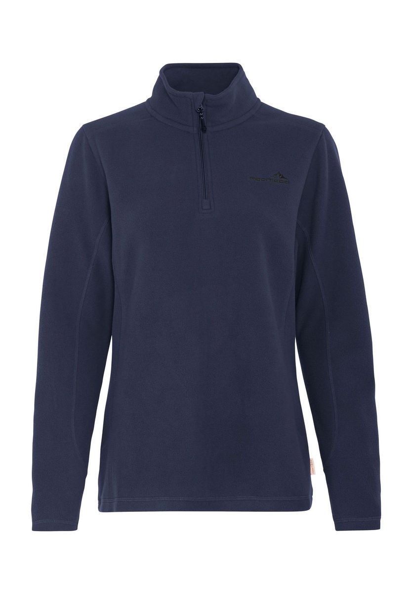 Funktioneller Fleecepullover mit Troyer-Kragen