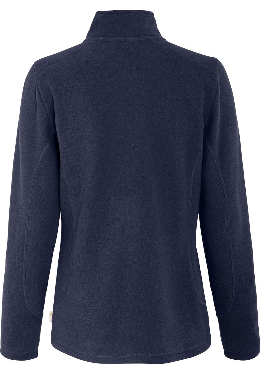 Funktioneller Fleecepullover mit Troyer-Kragen