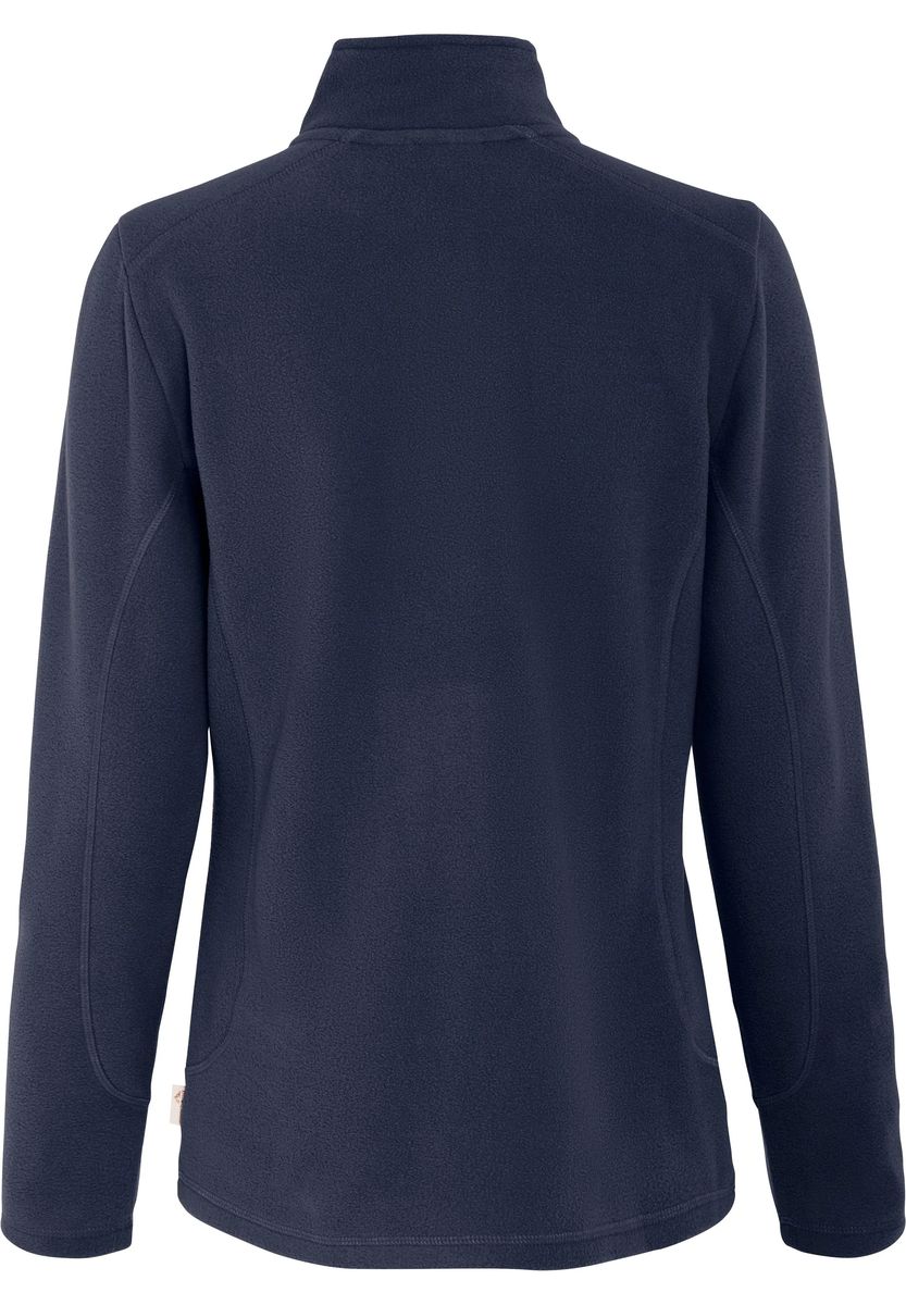 Funktioneller Fleecepullover mit Troyer-Kragen
