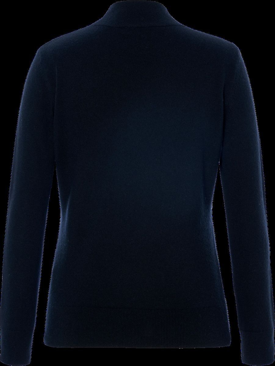 Seide-Kaschmir-Pullover mit Stehkragen