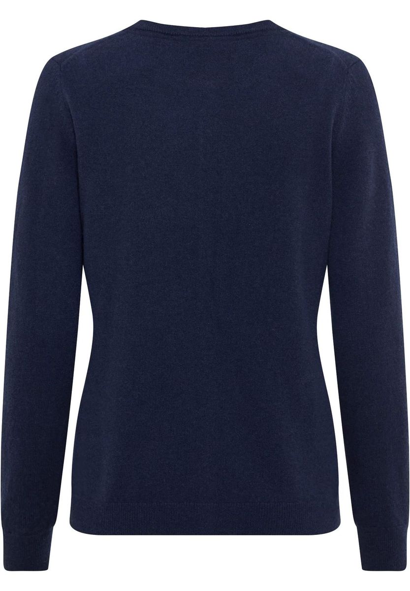 Essentieller Kaschmir-Cardigan mit Rundhals