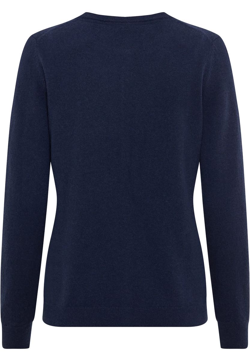 Essentieller Kaschmir-Cardigan mit Rundhals