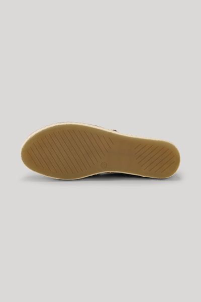 Bestickte Wildleder-Espadrilles mit Logo