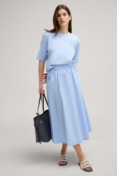Kastiges Blusenshirt mit Tasche