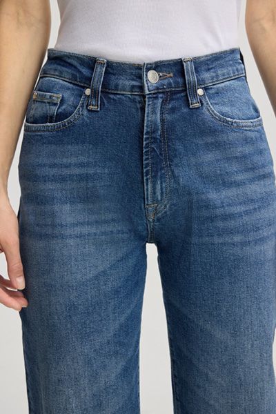 High-Waist Jeans mit Karottenschnitt