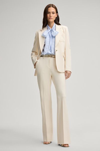 Slim Fit Businesshose mit Schlag