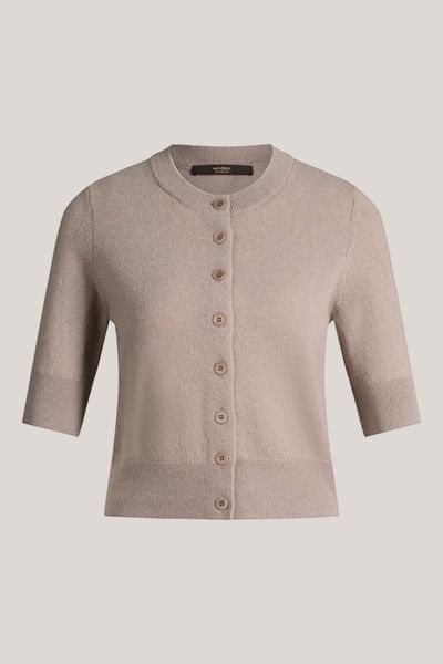 Kurzärmeliger Cardigan aus reinem Kaschmir
