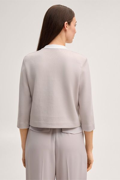 Eleganter Cardigan mit Kontrastblenden