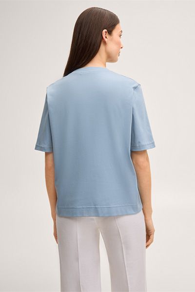 Baumwoll-Shirt mit Knotendetail