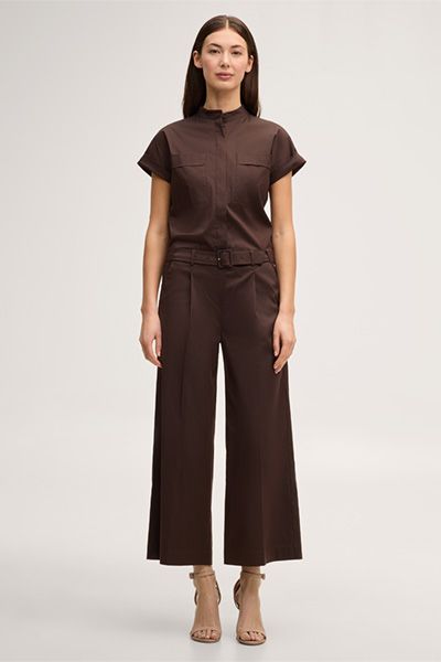 Taillierter Utility Overall aus Baumwollstretch