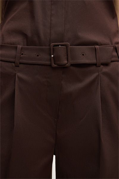 Taillierter Utility Overall aus Baumwollstretch