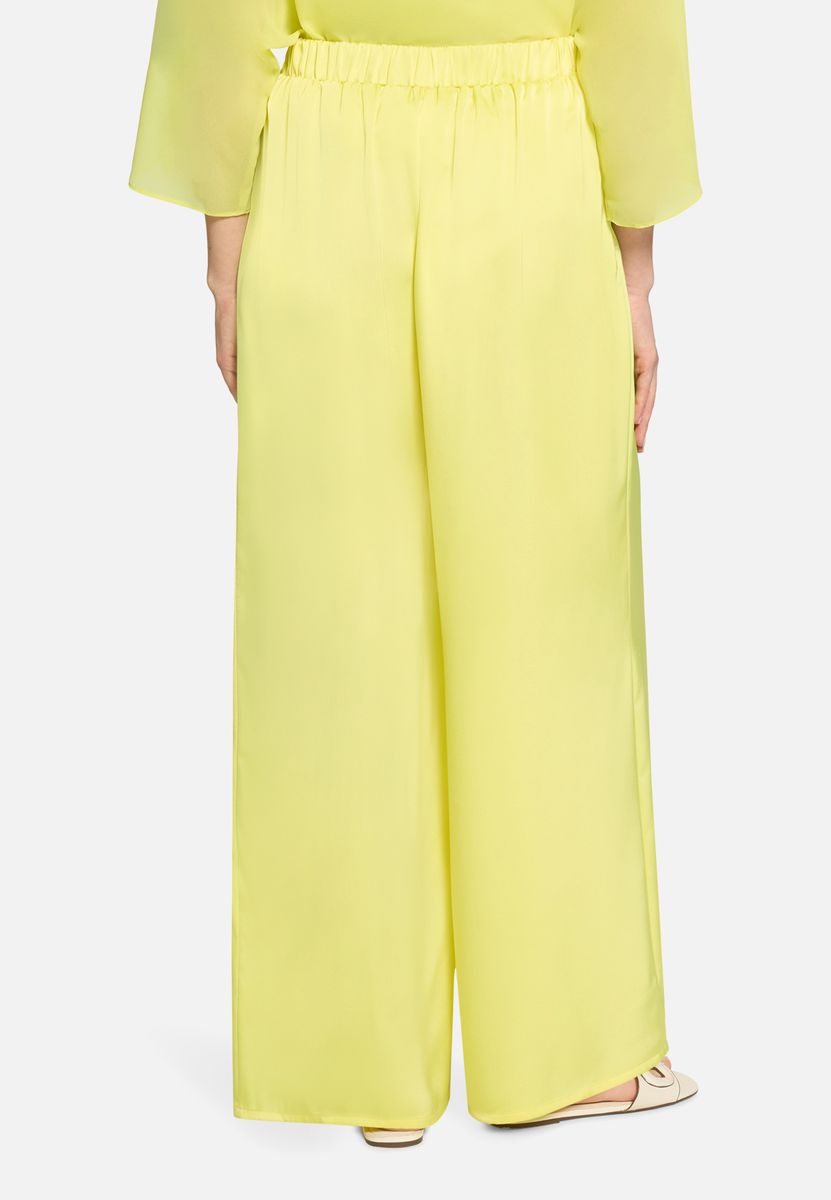 Elegante Weit Geschnittene Marlene-Hose