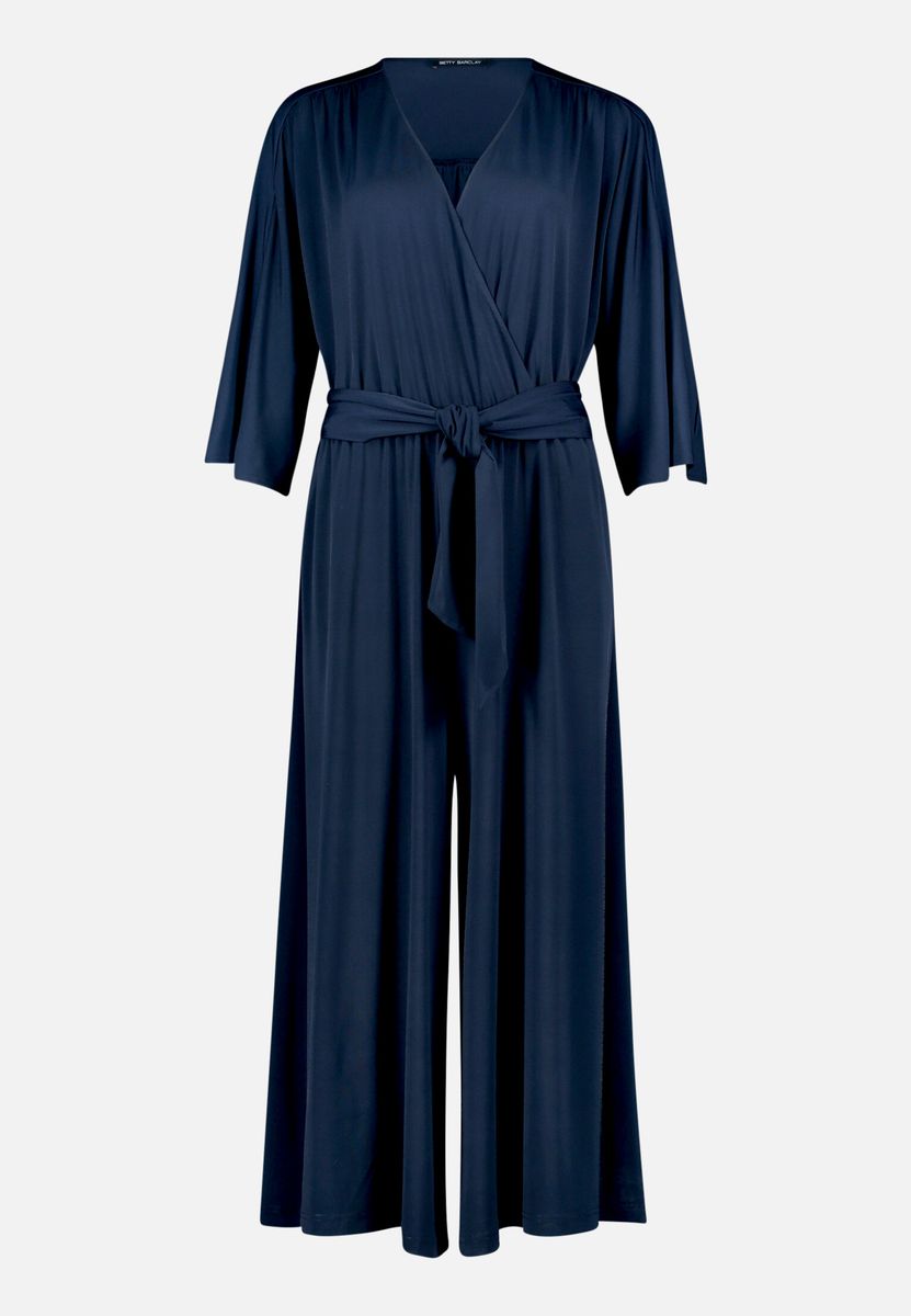 Eleganter Wickel-Jumpsuit mit weitem Bein