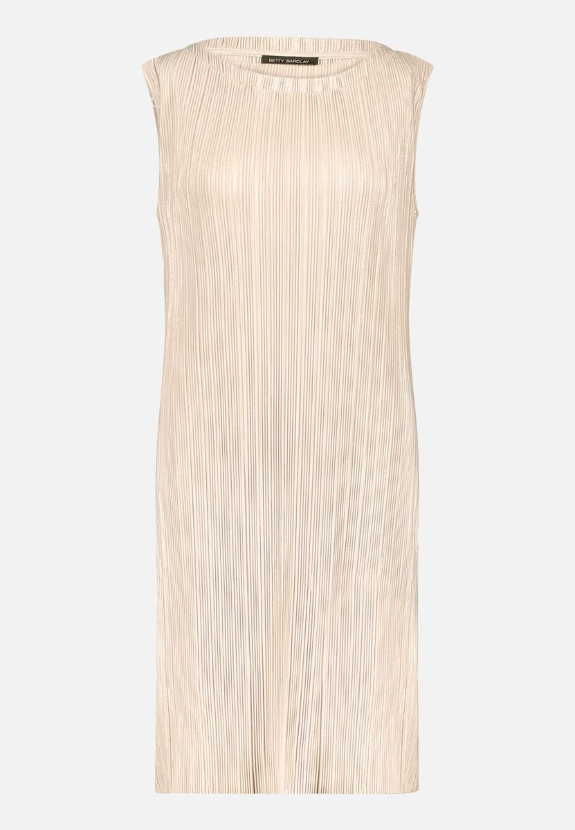 Elegantes ärmelloses Chiffonkleid mit Plissee