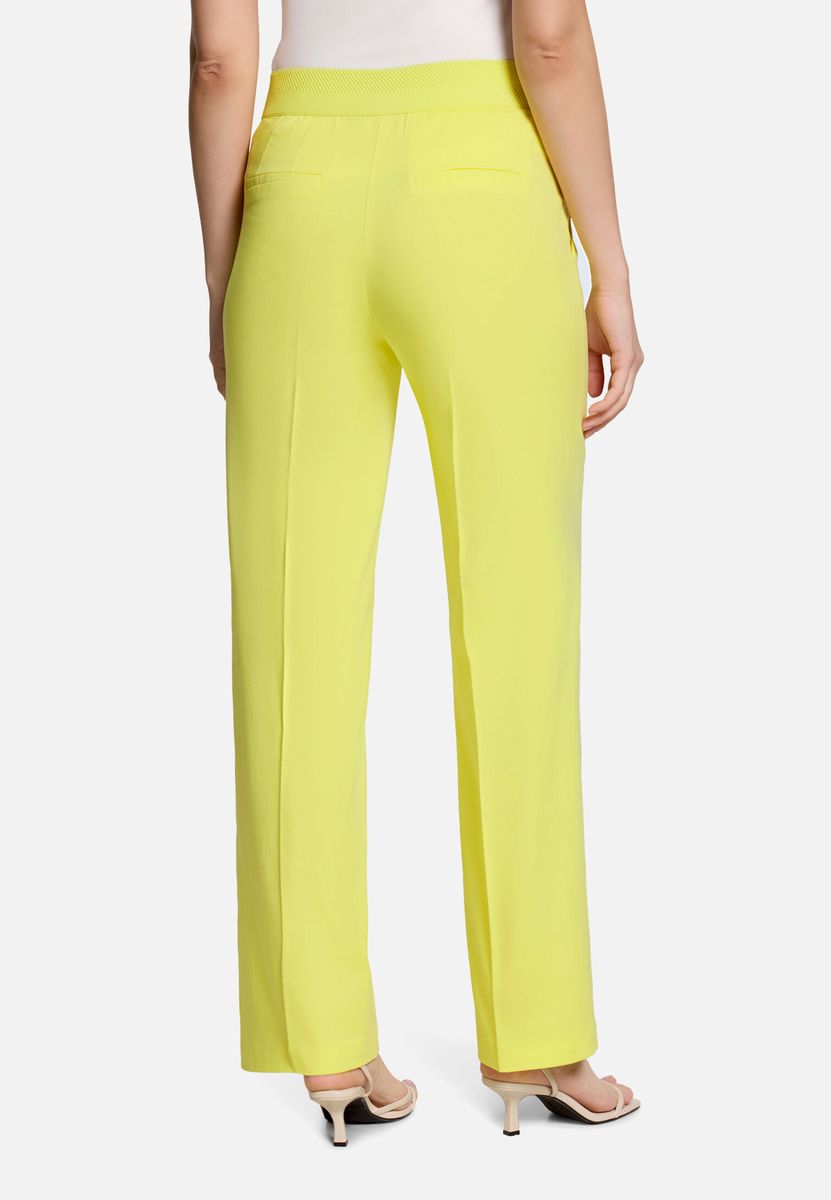 High-Waist Businesshose mit Weitem Bein