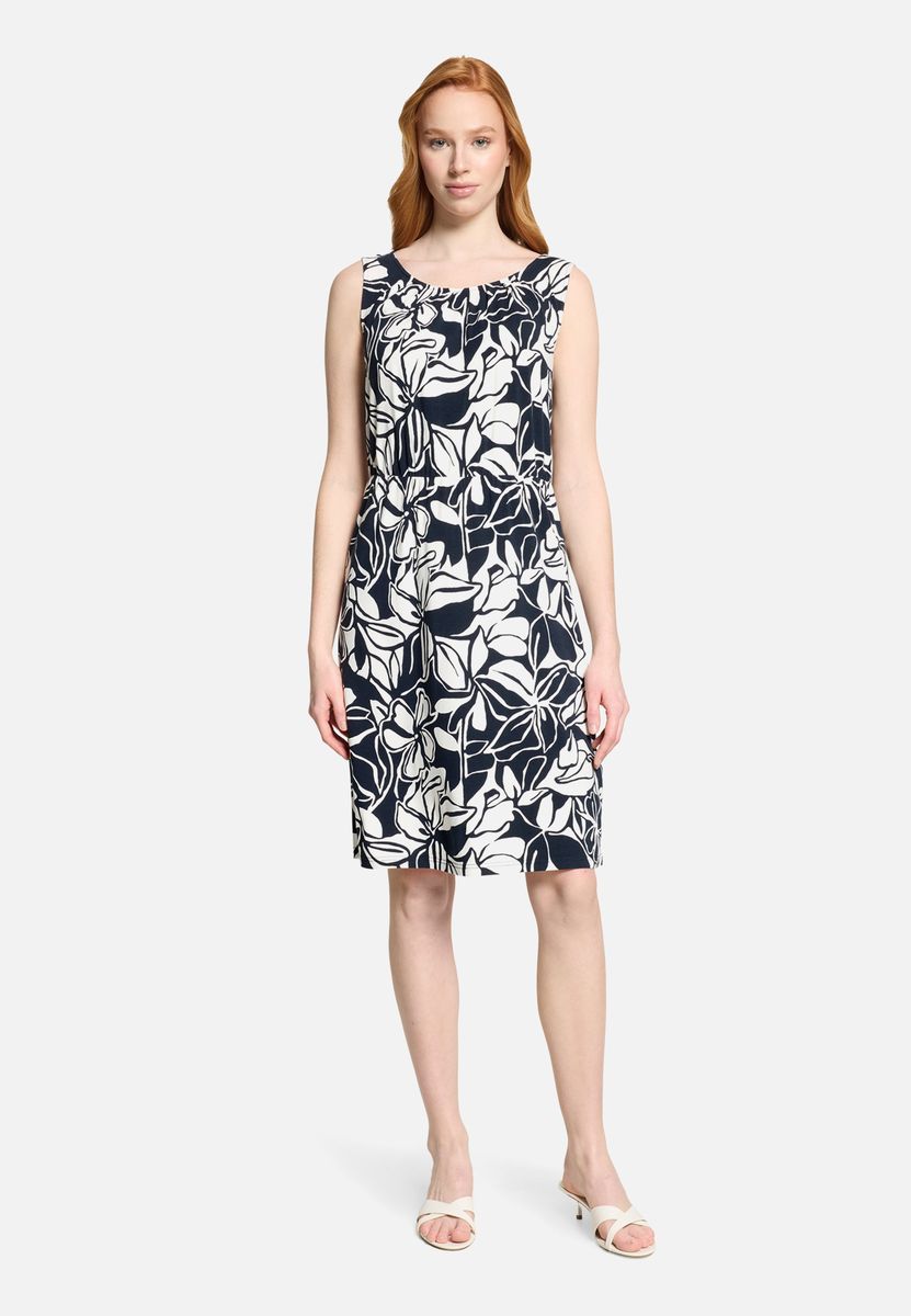 Ärmelloses Sommerkleid mit Blumenmuster