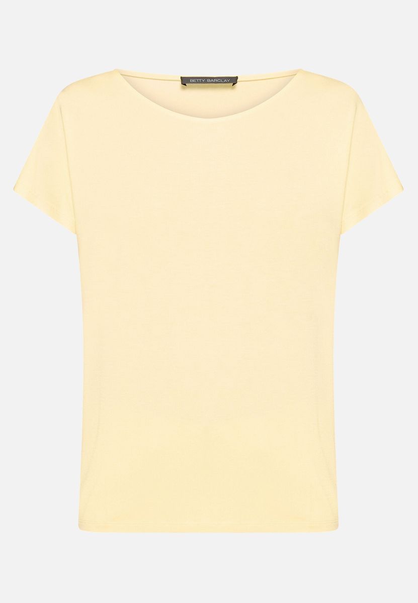 Minimalistisches Jersey-Shirt mit Rundhalsausschnitt