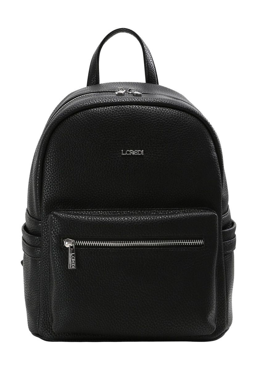 Gemaschter Kunstleder-Alltagsrucksack