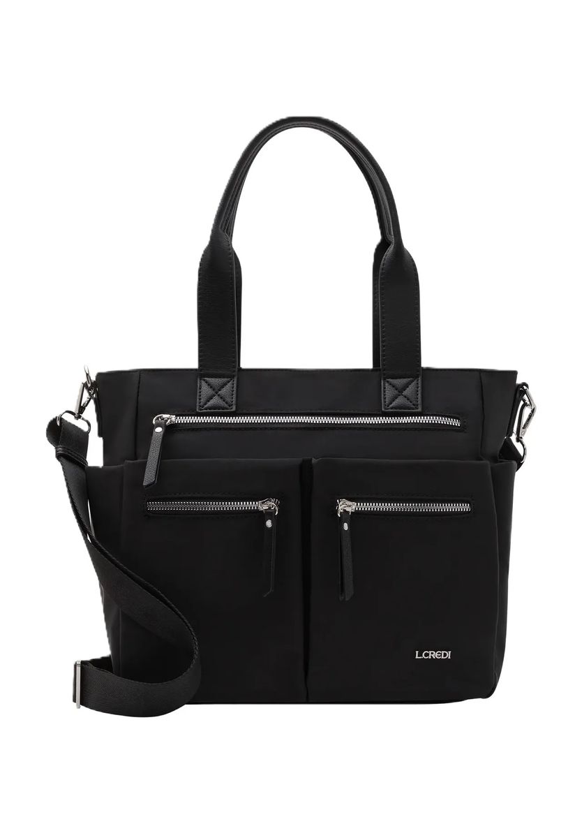 Funktionale Nylon-Shopper mit Außentaschen