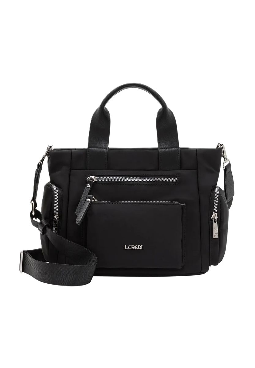 Funktionale Nylon-Shopper mit Außentaschen